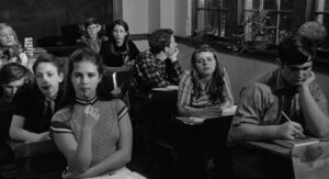 the last picture show cinematography by robert surtees interior medium close up three shot fluorescent shot 036