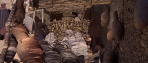 the message cinematography by jack hildyard day close up backlight shot 023