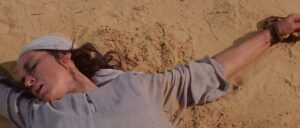 the message cinematography by jack hildyard day extreme close up overcast shot 021