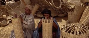 the message cinematography by jack hildyard day medium shot two shot hard light daylight shot 069