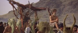 the message cinematography by jack hildyard day medium wide shot over the shoulder daylight shot 070