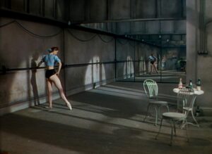 the red shoes cinematography by jack cardiff interior medium wide shot over the shoulder shot 003