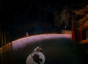 the red shoes cinematography by jack cardiff interior night establishing shot artificial light shot 063