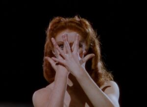 the red shoes cinematography by jack cardiff night extreme close up silhouette artificial light shot 018