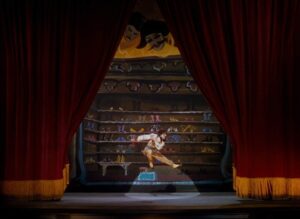 the red shoes cinematography by jack cardiff night wide shot establishing shot artificial light shot 043