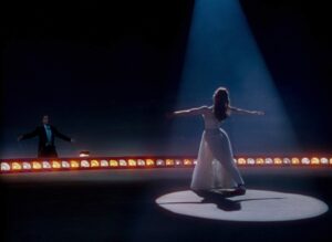 the red shoes cinematography by jack cardiff night wide shot establishing shot silhouette artificial light shot 005