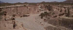 the wild bunch cinematography by lucien ballard day establishing shot backlight daylight shot 024