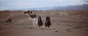 the wild bunch cinematography by lucien ballard day wide shot establishing shot backlight daylight shot 019