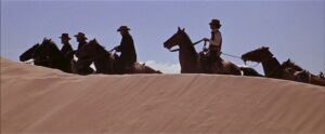 the wild bunch cinematography by lucien ballard day wide shot two shot backlight daylight shot 026