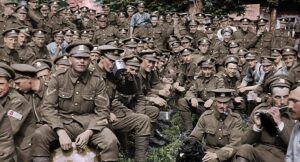 they shall not grow old cinematography by peter jackson day medium close up three shot hard light daylight shot 053