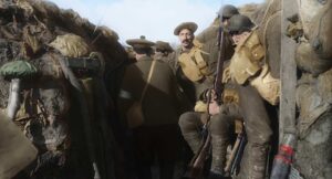 they shall not grow old cinematography by peter jackson day medium close up two shot daylight shot 050