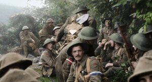they shall not grow old cinematography by peter jackson day medium shot three shot side lighting daylight shot 042