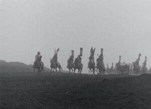 throne of blood cinematography by asakazu nakai day establishing shot backlight sunny shot 027