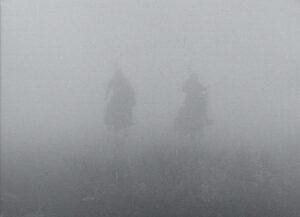 throne of blood cinematography by asakazu nakai day establishing shot overcast shot 001