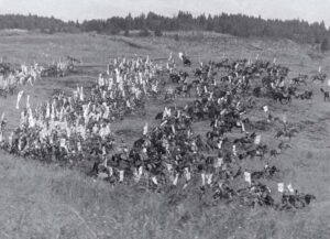 throne of blood cinematography by asakazu nakai exterior day establishing shot daylight shot 069