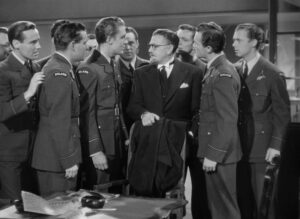 to be or not to be cinematography by rudolph mat day medium close up three shot shot 049