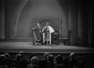 to be or not to be cinematography by rudolph mat medium wide shot three shot shot 015