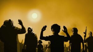 waltz with bashir cinematography by ari folman day medium shot three shot backlight daylight shot 019