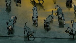 waltz with bashir cinematography by ari folman exterior day establishing shot shot 015