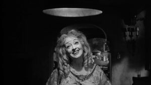 what ever happened to baby jane cinematography by ernest haller night medium close up silhouette artificial light shot 033
