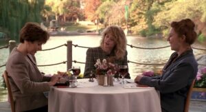 when harry met sally cinematography by barry sonnenfeld day medium close up three shot backlight daylight shot 052