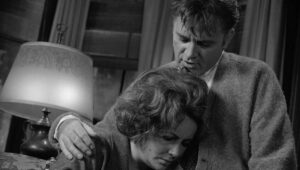 whos afraid of virginia woolf cinematography by haskell wexler day close up two shot shot 047