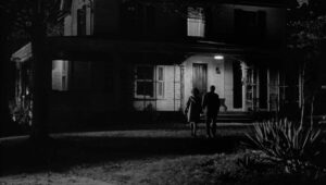 whos afraid of virginia woolf cinematography by haskell wexler night wide shot two shot moonlight shot 024