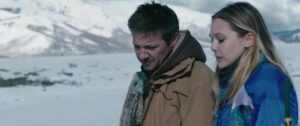 wind river cinematography by ben richardson day close up two shot backlight sunny shot 054