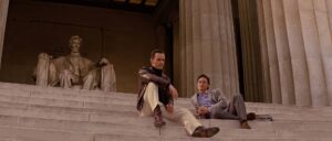 x men first class cinematography by john mathieson day medium shot three shot daylight shot 030