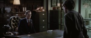 x men first class cinematography by john mathieson interior night medium close up two shot silhouette artificial light shot 063